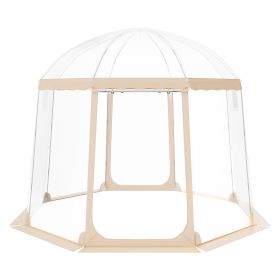 Sports Tent Instant Pop-Up Tent Shelter Weather Proof 4-8 People Clear