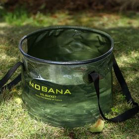 30L Outdoor folding bucket. (select: Outdoor folding bucket-green)
