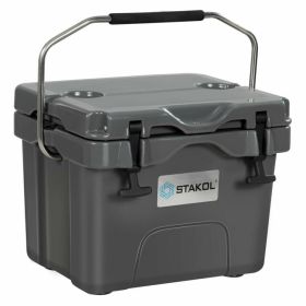 Go Explore Adventure Cooler 16 quart (Color: Gray)