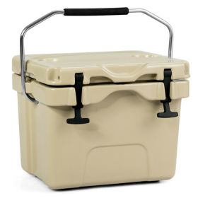 Go Explore Adventure Cooler 16 quart (Color: Khaki)